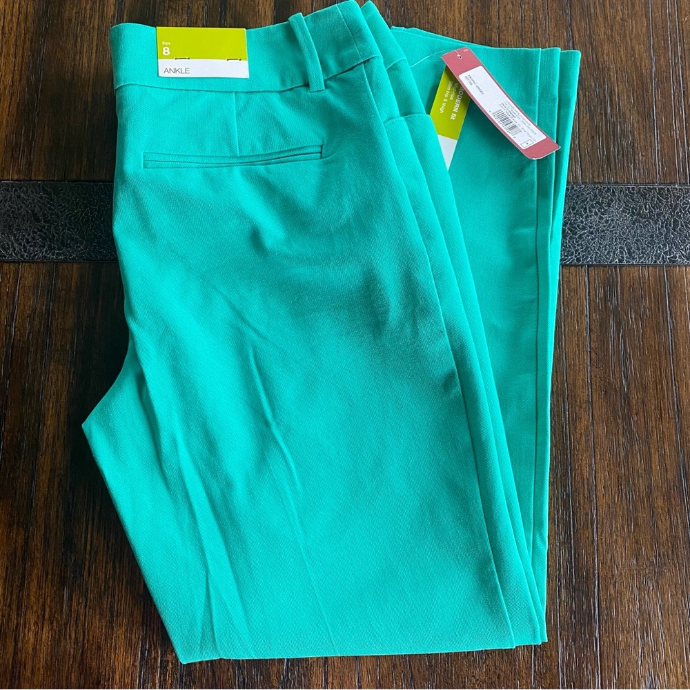 Merona Tropic Green ankle pants